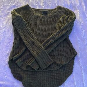 Green knitted sweater, I’ll take offers